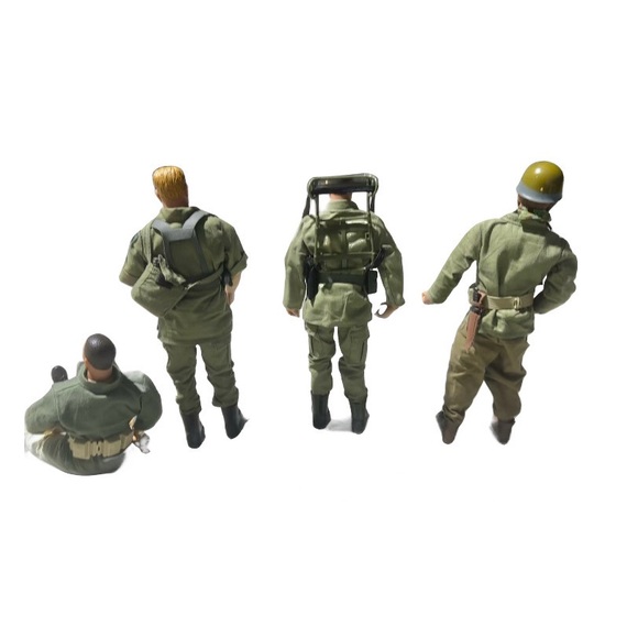 Lot of 4 Formative International GI Joe Solider Action Figures - Picture 2 of 3